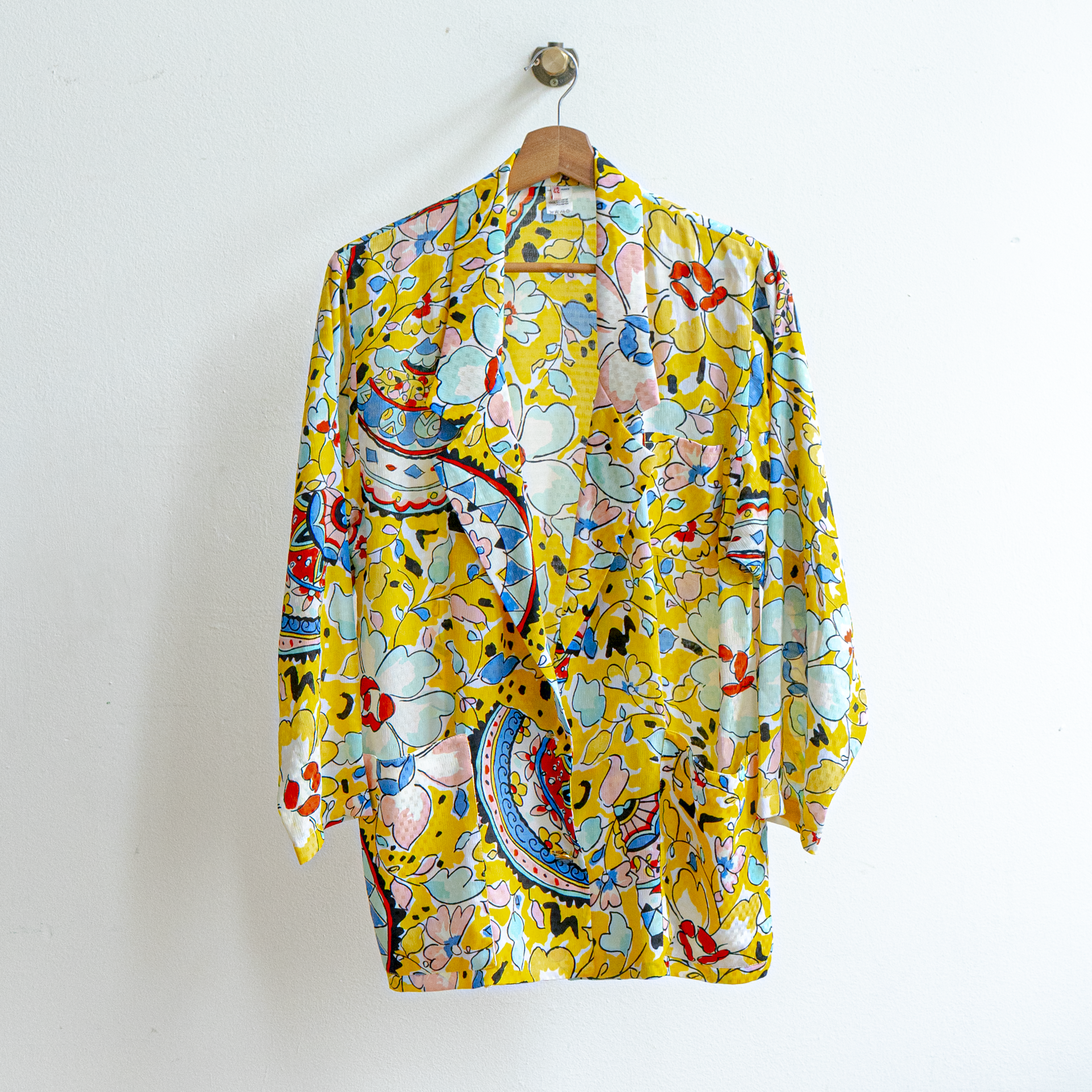 Funky gele vintage blazer Fresh Vintage