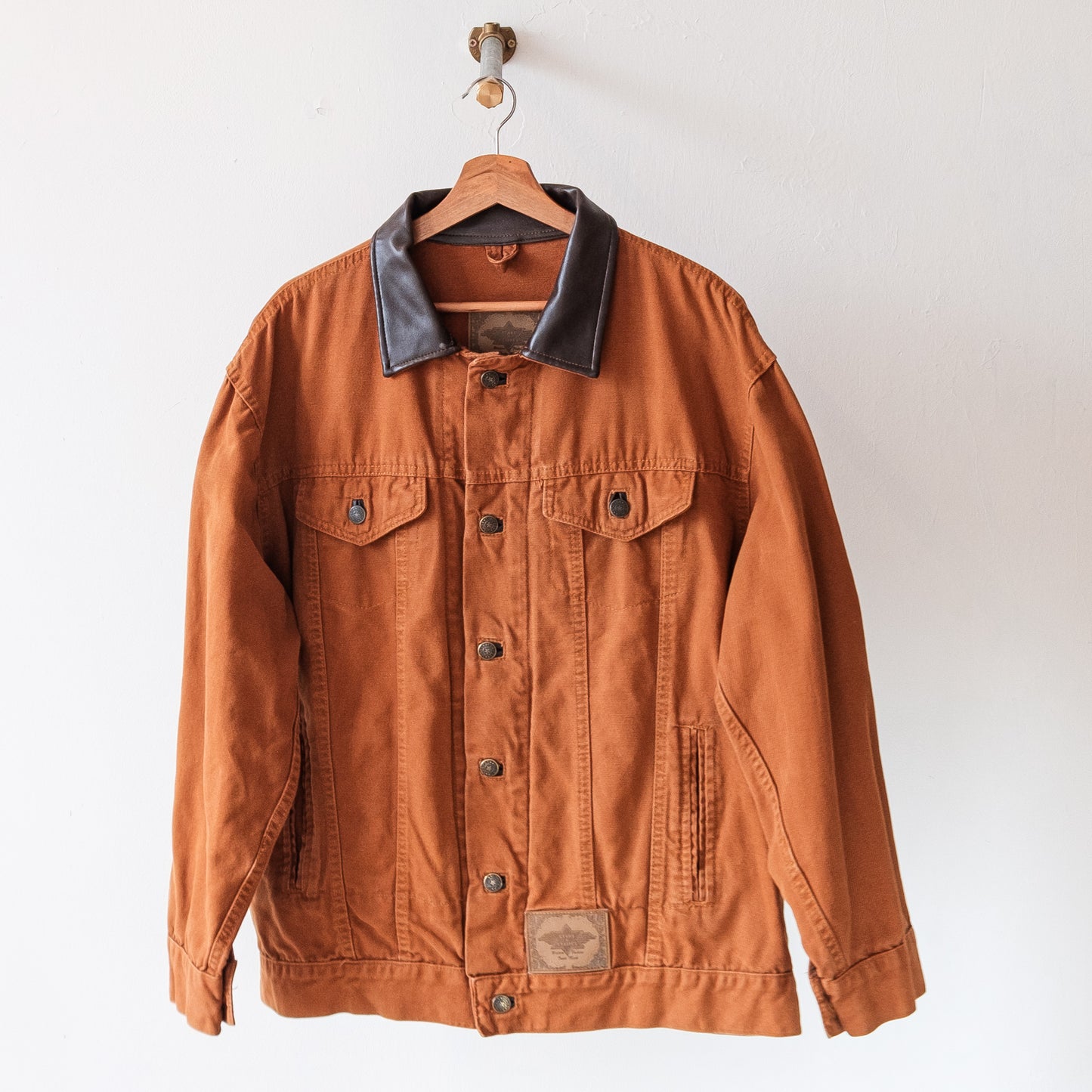 bruine-vintage-jeansjas