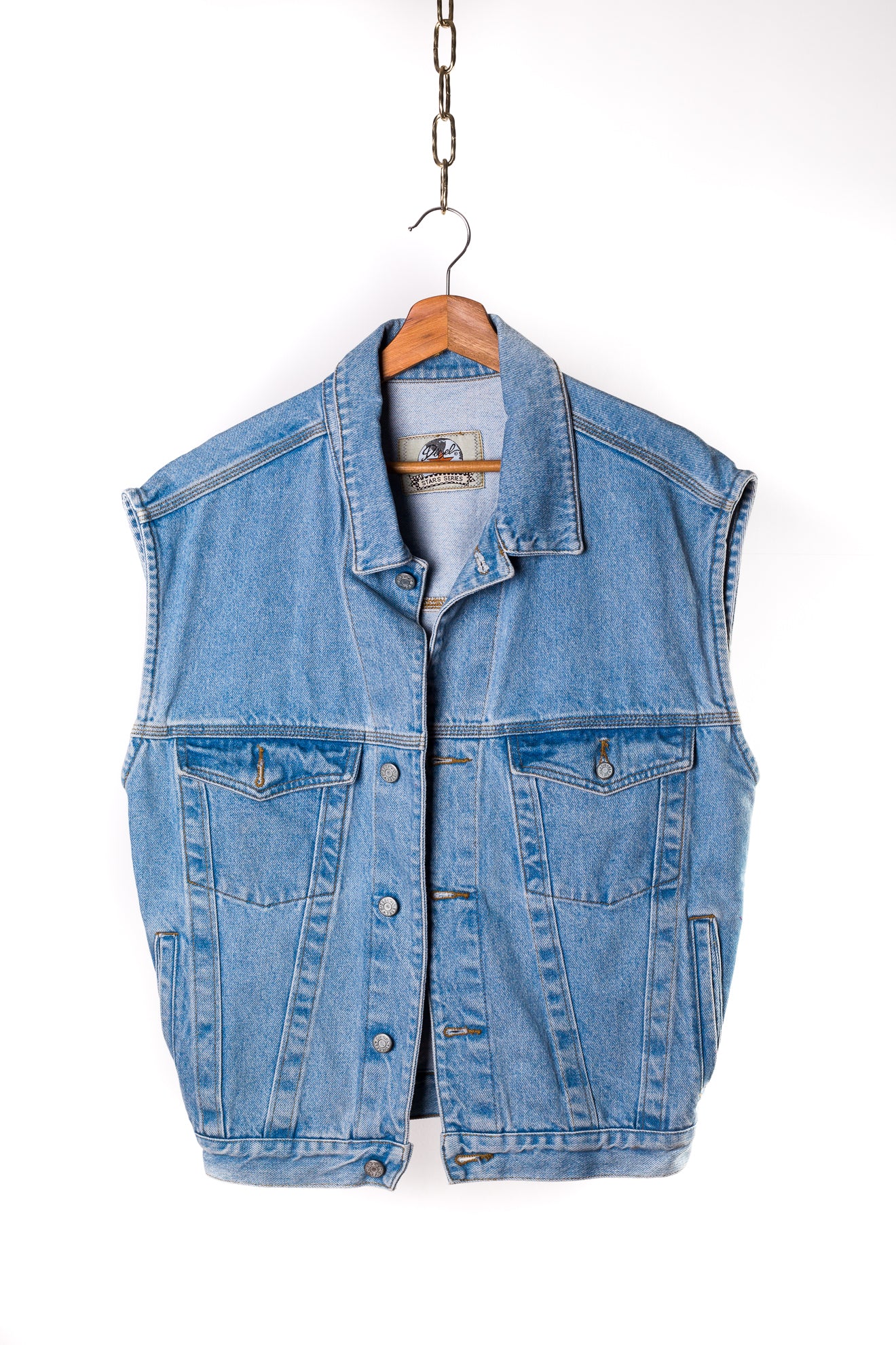 vintage-diesel-jeansjas-zonder-mouwen