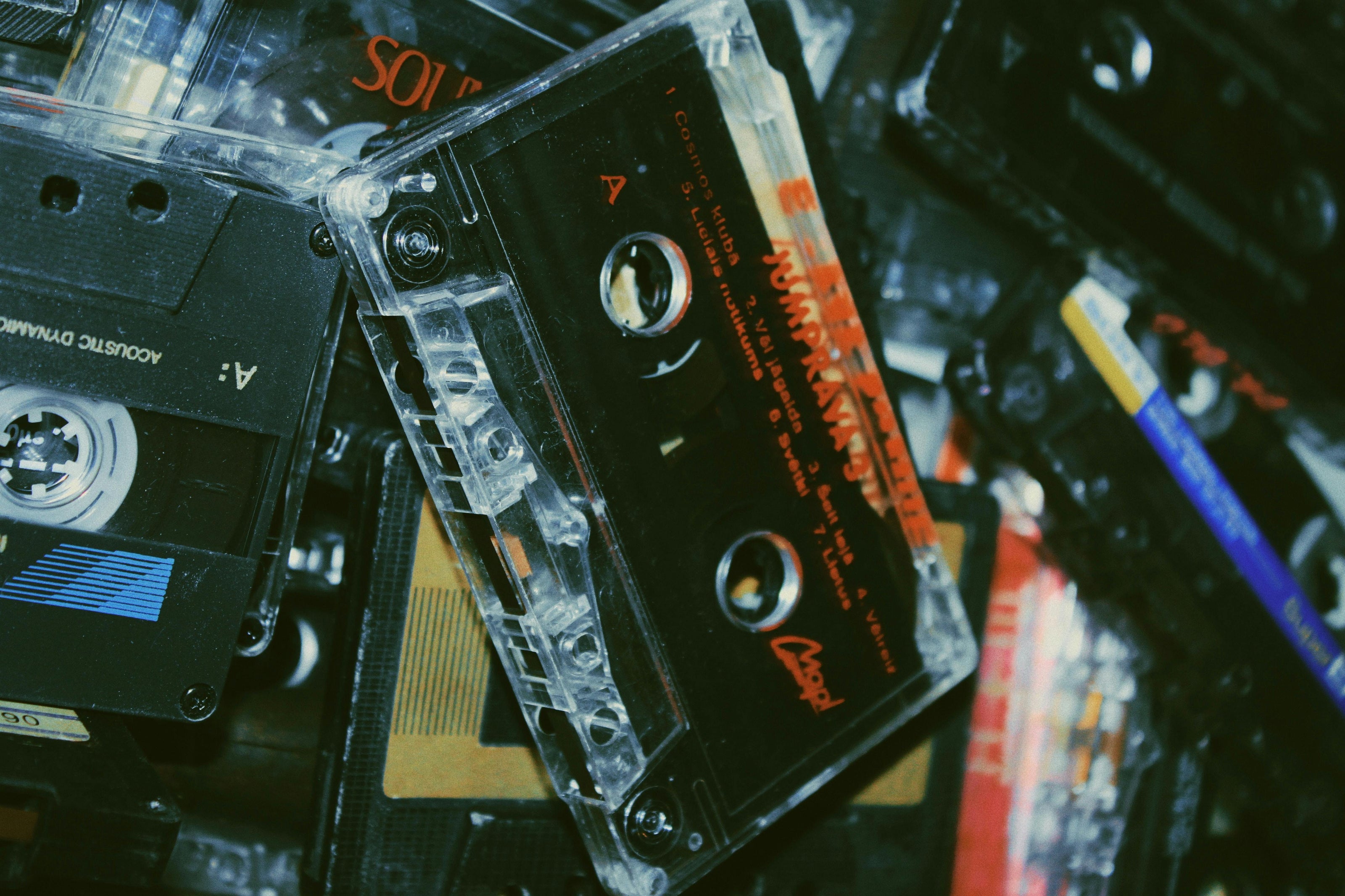 bunch of 80s tapes
