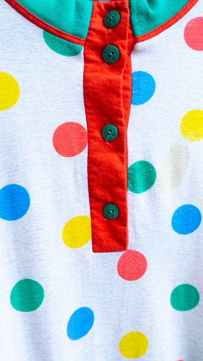 80s Long Sleeved Colorful Pyjamas