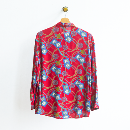 Bordeaux Patterned Shirt