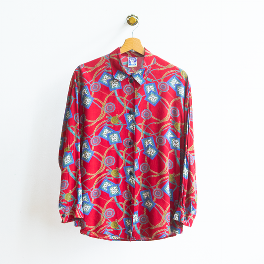 Bordeaux Patterned Shirt