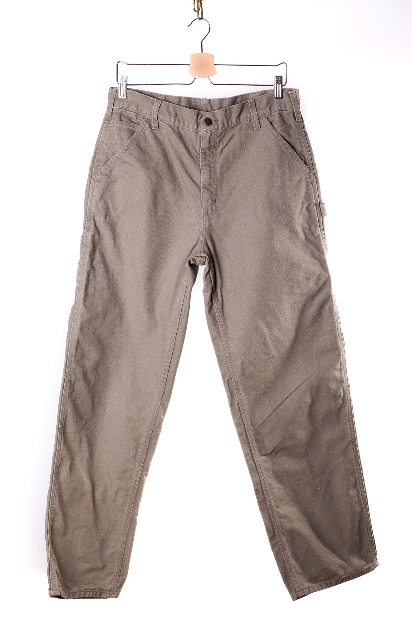 licht-beige-of-bruine-carhartt-jeans