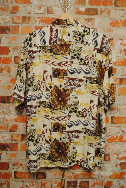 Vintage Shirt Hanging Against Brick Wall