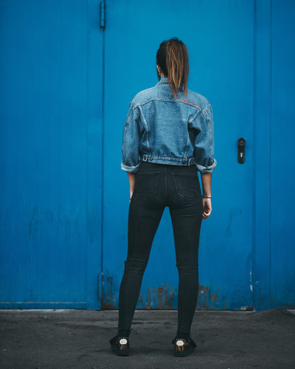 Cropped Jeans Jacket, Empowerment